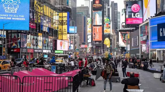 Nueva York es una de las urbes más grandes del mundo. Foto: Reuters Nueva York es una de las urbes más grandes del mundo. Foto: Reuters