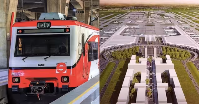 Así va el avance del Tren Suburbano al AIFA