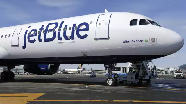 :l avión de JetBlue chocó contra un ave