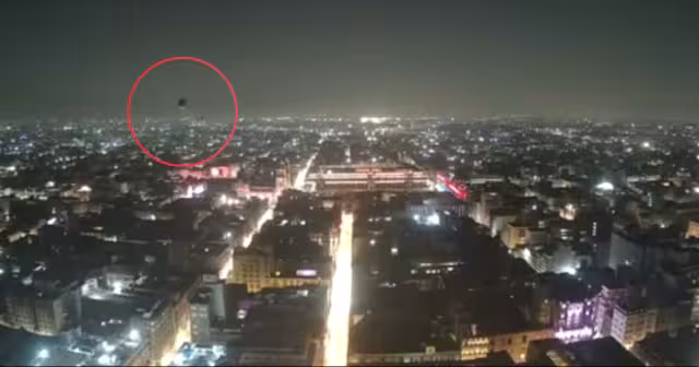 Desde la Torre Latinoamericana, la cámara grabó algo increíble