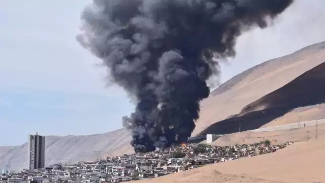El incendio en Chile es de gran escala