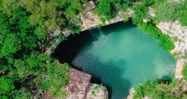 El cenote Pool Cocom es de los más visitados en Yucatán
