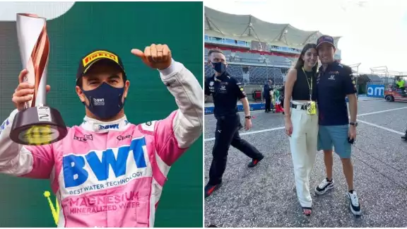 Sergio ‘Checo’ Pérez es un hombre exitoso en el volante y en el amor. El piloto mexicano está casado con Carola Martínez, con quien ha conformado una hermosa familia Sergio ‘Checo’ Pérez es un hombre exitoso en el volante y en el amor. El piloto mexicano está casado con Carola Martínez, con quien ha conformado una hermosa familia