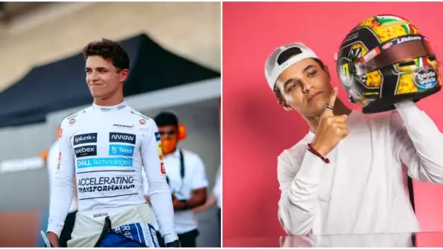 Lando Norris es hijo de un multimillonario británico que en las últimas semanas ha robado suspiros por su participación en el Gran Premio de la Fórmula 1