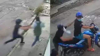 Los dos sujetos lograron huir del lugar sin lograr su cometido