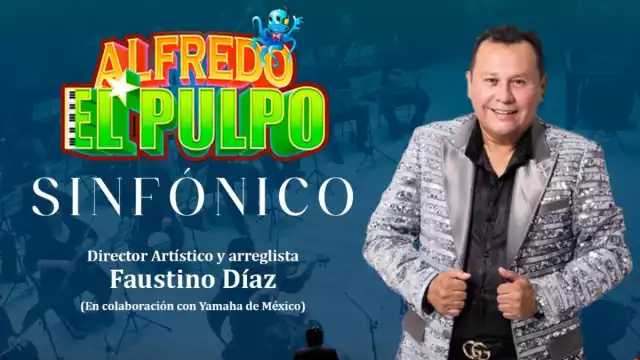 Alfredo "El Pulpo" llevará su concierto sinfónico gratuito a la Plaza de la República