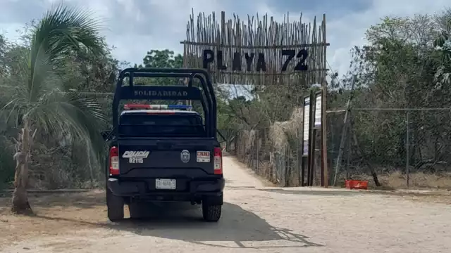 El hombre fue hallado sin vida en la zona de Playa 72 de Playa del Carmen