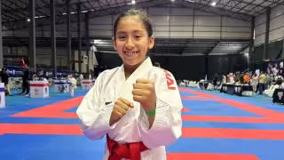 Con 11 años, yucateca se alista para representar a México en karate internacional