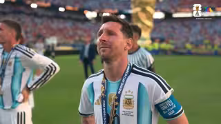 El adiós más emotivo: Messi llora ante la afición argentina tras perder otra Final del Mundial