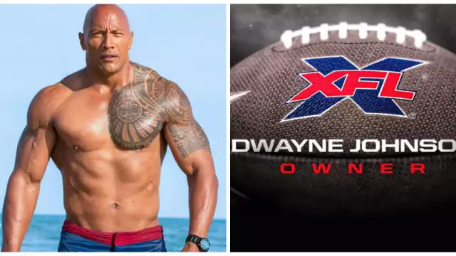 Dwayne Johnson y su ex esposa compraron la XFL por 15 millones de dólares (Especial)