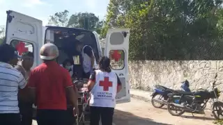 Albañil queda aplastado entre escombros tras derrumbarse una obra en Dzityá, Mérida