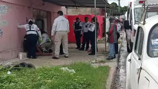 Paramédicos del SAMU auxiliaron a una mujer golpeada en la cabeza