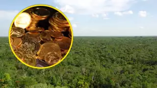 Pobladores cuentan la historia sobre un fuego, el cual señala que hay monedas de oro enterradas