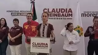 Claudia Sheinbaum, candidata presidencial de la coalición Sigamos Haciendo Historia