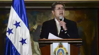 Hace un mes, el Gobierno de Estados Unidos solicitó la extradición del exmandatario de Honduras. Foto: AFP