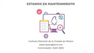 La página del IECM quedó deshabilitada al presentar un fallo del que no se ha dado una explicación oficial
