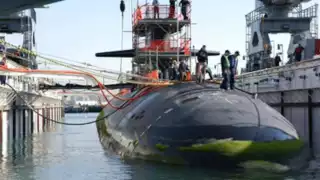el submarino estadpounidense USS Helena llegó a Guantanamo, Cuba, 24 horas después del arribo de una flotilla rusa a la isla