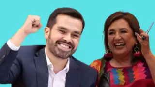 Jorge Álvarez Maynez y Xóchitl Gálvez, candidatos presidenciales