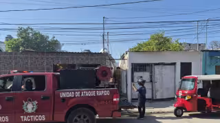 Movilización de cuerpos de emergencia por conato de incendio en la colonia Manigua