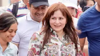 Rosalinda López Hernández, hermana de Adán Augusto López y esposa del gobernador de Chiapas