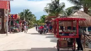 Reportan baja ocupación en Mahahual