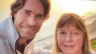 Sebastián Rulli y su madre
