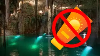 El bloqueador solar no se permite en los cenotes de Yucatán
