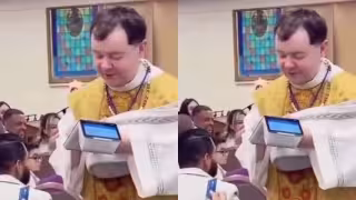 Padre se hace viral en redes sociales por pedir limosna con terminal bancaria: VIDEO