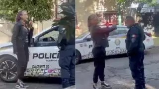 Otra de “Ladys” en la CDMX; mujer insulta y patea a policía; es detenida y el video se hace viral