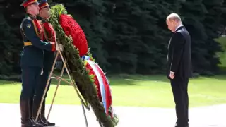 El presidente ruso, Vladimir Putin, Putin honró  la memoria de los caídos en el 83 aniversario del comienzo de la invasión nazi