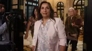 Dina Boluarte, presidenta de Perú