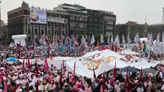 Cierre de campaña de Claudia Sheinbaum en el Zócalo de la Ciudad de México