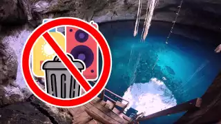 El uso de productos químicos está prohibido en los cenotes de Yucatán