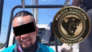 La detención se realizó en la colonia Manguitos, Champotón.