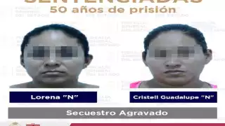 Por secuestro agravado dos mujeres reciben condena de 50 años de prisión