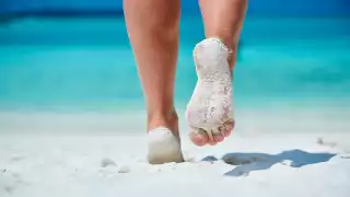 La arena blanca de Cancún