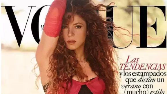 La artista Shakira aparece en la portada de Vogue e informa que presentará nuevo sencillo
