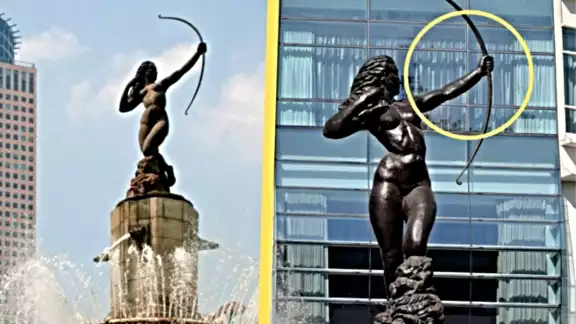 Helvia Martínez Verdayes murió este sábado 12 de febrero a los 100 años de edad, alcanzó reconocimiento debido a que fue la modelo para la escultura La Diana Cazadora. Foto: Especial