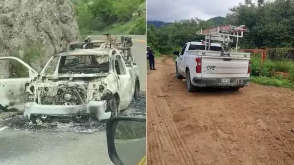 Reportan a dos trabajadores de CFE muertos en ataque armado en Sonora Reportan a dos trabajadores de CFE muertos en ataque armado en Sonora
