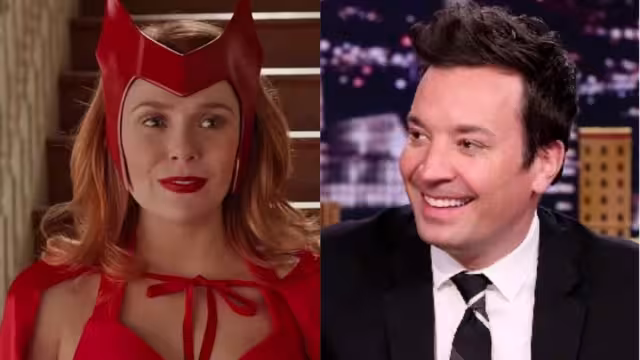 Jimmy Fallon y Elizabeth Olsen protagonizan una parodia de WandaVision