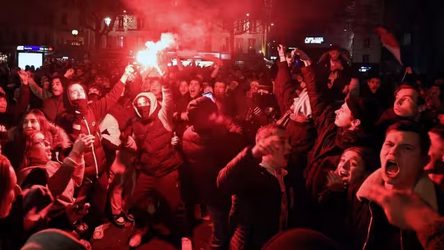 El pase de Francia a la gran final del Mundial de Qatar 2022 dio lugar a incidentes en algunas ciudades este jueves