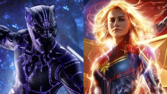 Black Panther y Capitana Marvel