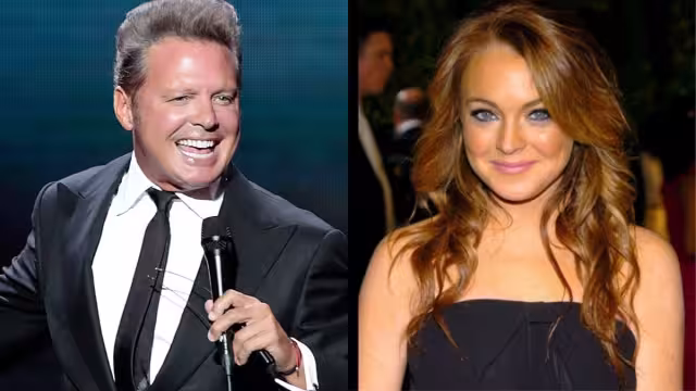 Luis Miguel y Lindsay Lohan