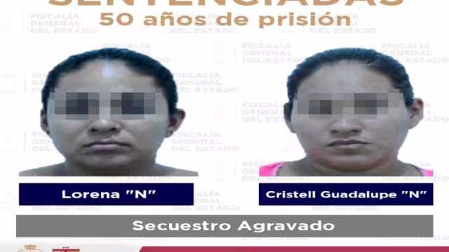 Por secuestro agravado dos mujeres reciben condena de 50 años de prisión