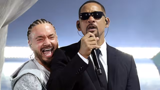Will Smith se presentó junto a J Balvin en el festival Coachella
