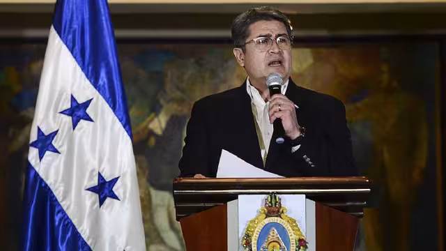 Hace un mes, el Gobierno de Estados Unidos solicitó la extradición del exmandatario de Honduras. Foto: AFP