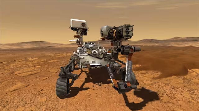 LA NASA dio a conocer que el rover Perseverance usó el micrófono de la SuperCam con el que pudo captar el sonido del helicóptero Ingenuity