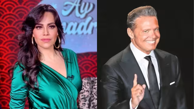 Luz Elena González y Luis Miguel