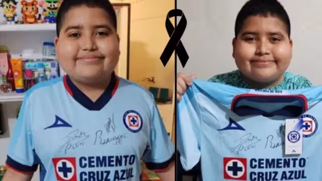 Pequeño José Armando recibe emotiva despedida por parte de aficionados del Cruz Azul