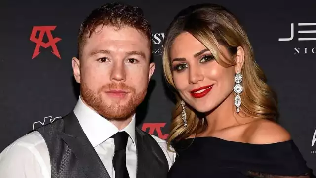 Saúl 'Canelo' Álvarez y Fernanda Gómez